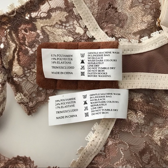 NEW Elle Macpherson China Rose Lace Set Bra Thong - Picture 8 of 9